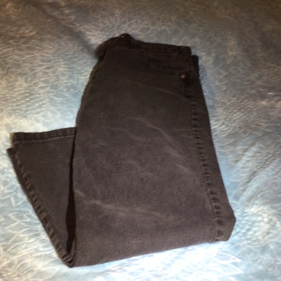 Lee Denim - Lee Relaxed Straight Leg Black Jeans Women’s 10 short